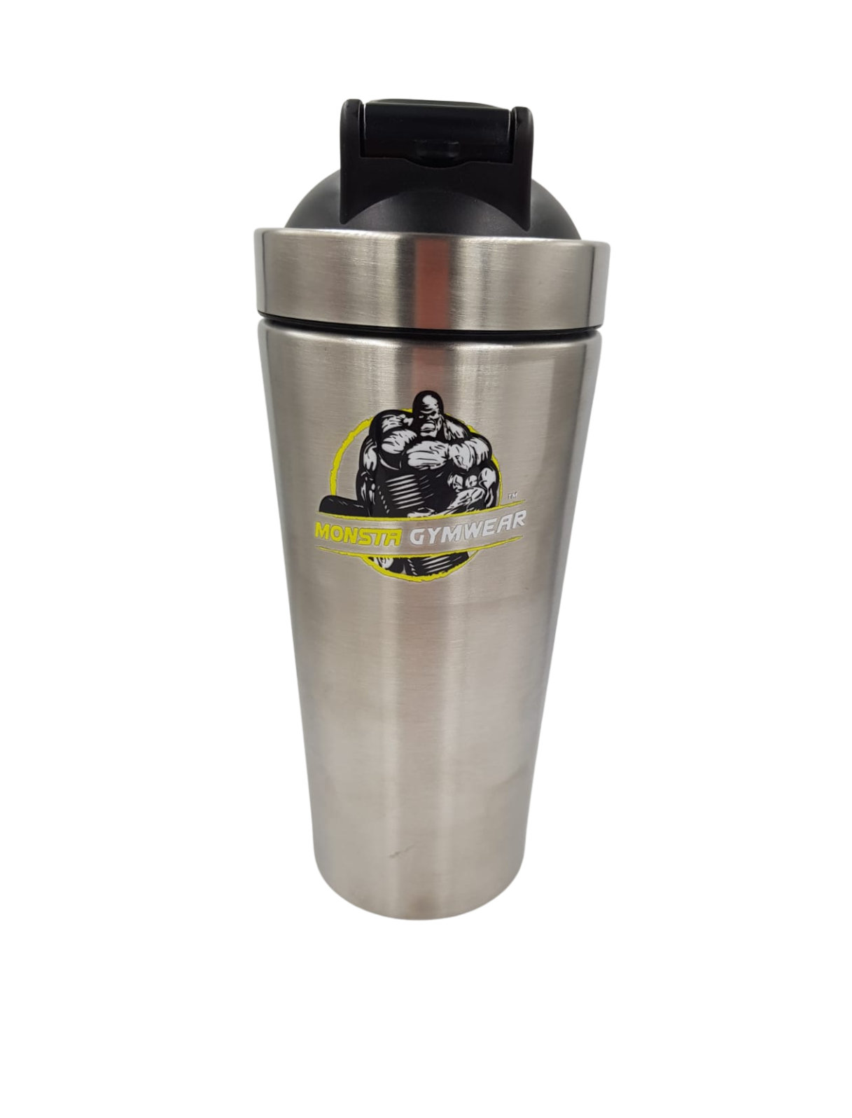 Stainless Steel Cup with Measurement Markings-Grey Monsta Gymwear