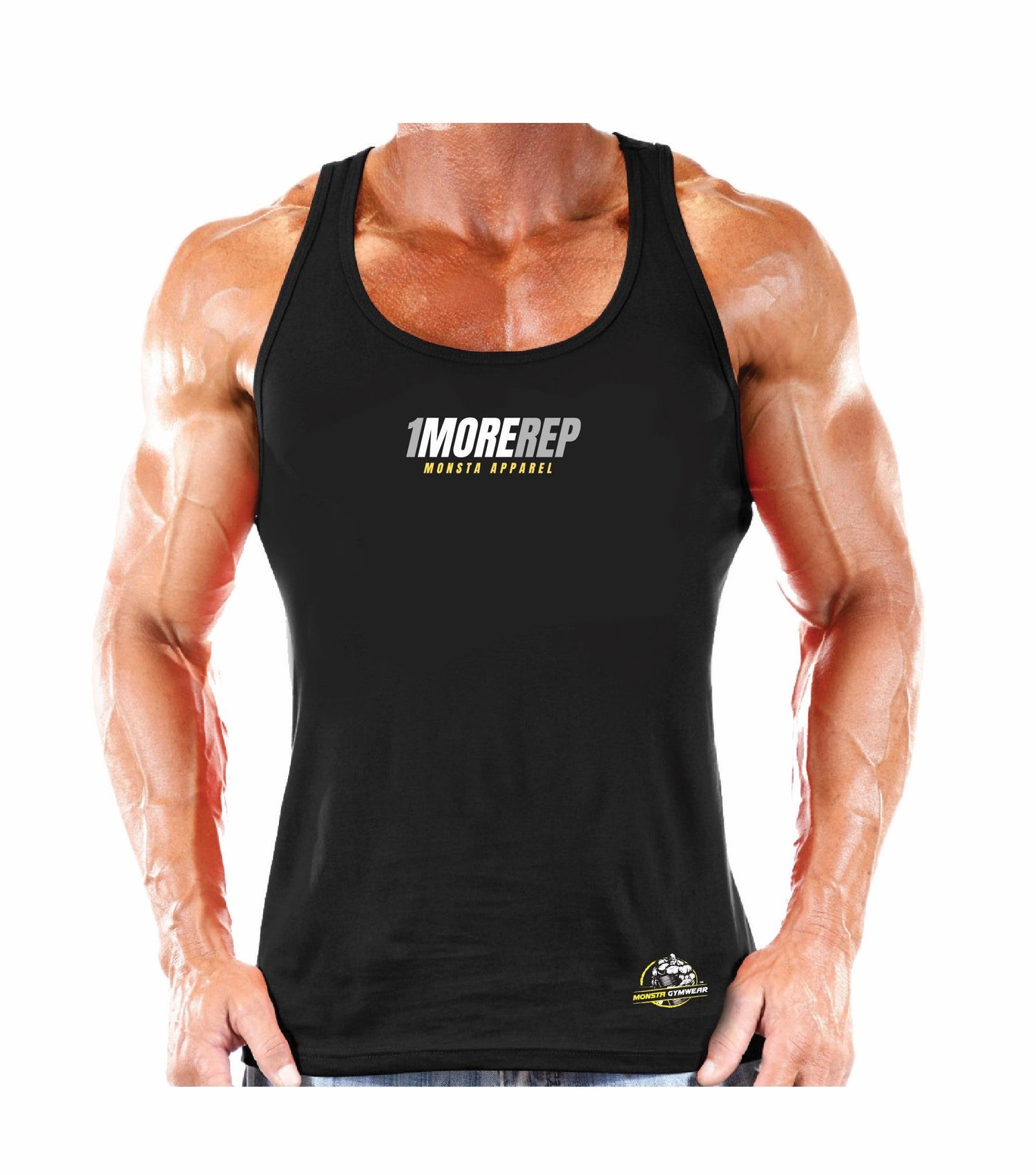 Cotton 1 More Rep Vest Monsta Gymwear