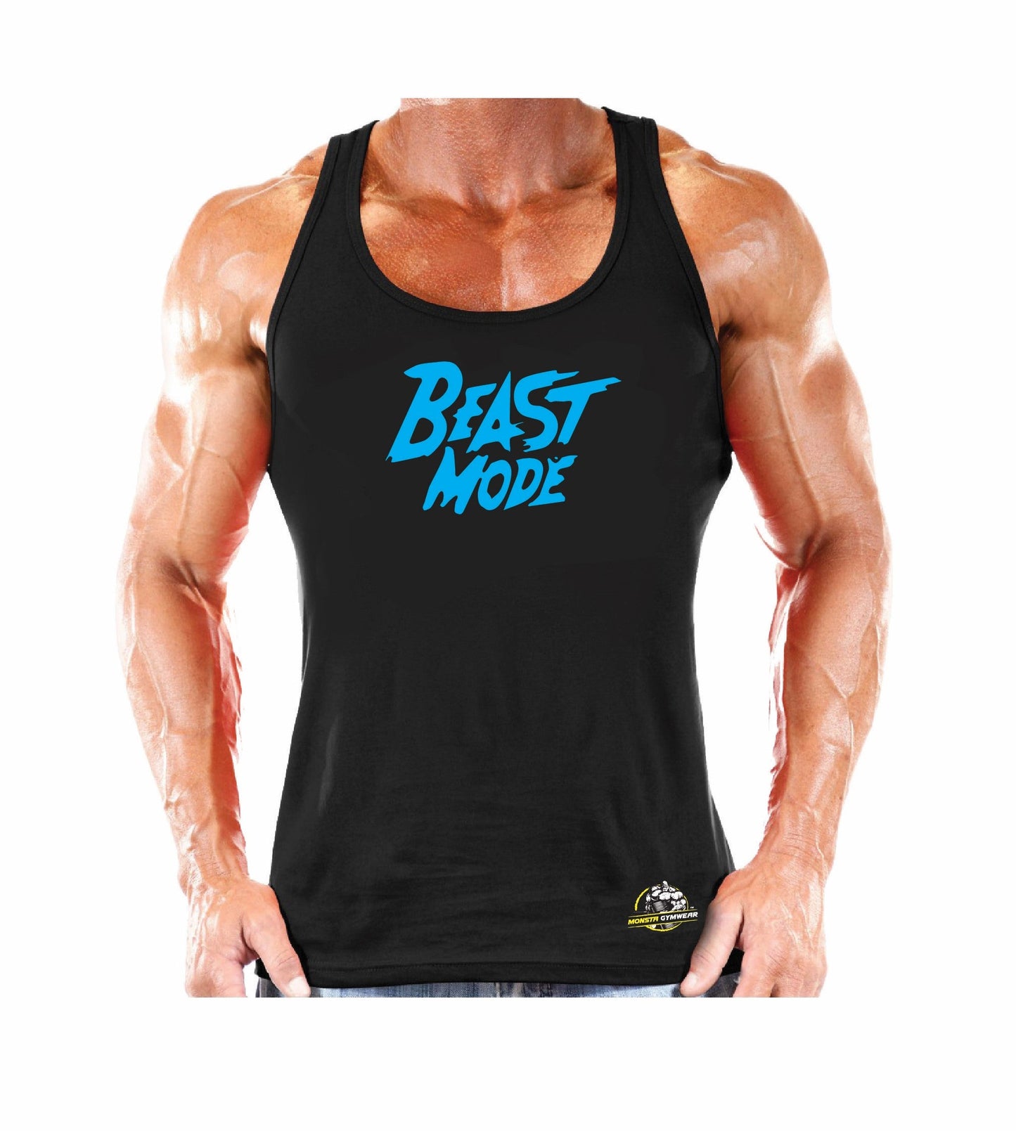 Cotton Beast Mode Vest Monsta Gymwear