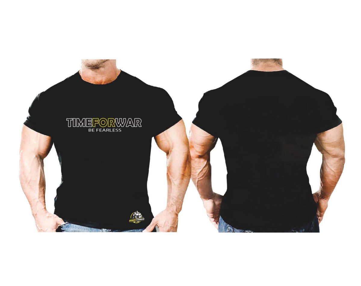 Cotton T-Shirt - Time for War My Store