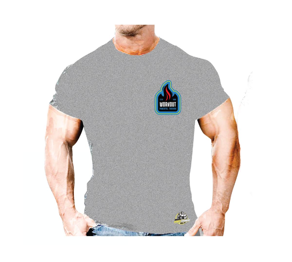 Cotton T-Shirt -Workout Monsta Gymwear