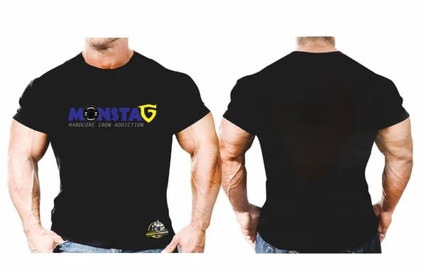 Cotton T-Shirt- MonstaG Monsta Gymwear