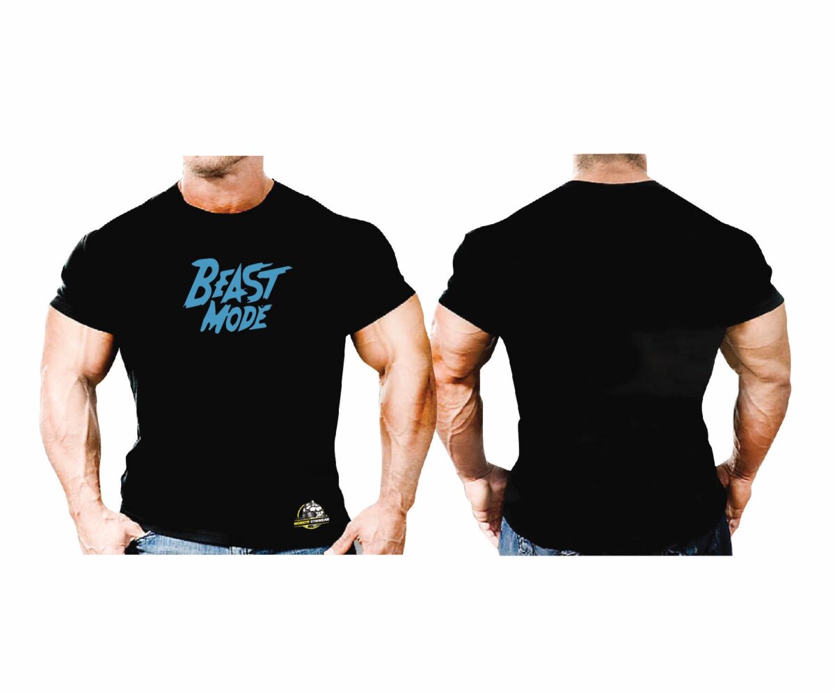 Cotton T-shirt - Beast Mode Monsta Gymwear