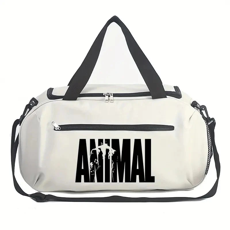 Gym bag-White Monsta Gymwear