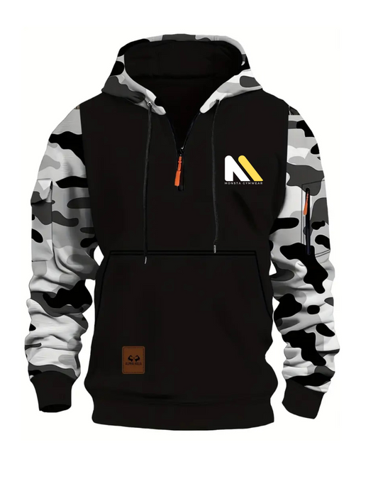Mens Casual Camo Hoodie Monsta Gymwear