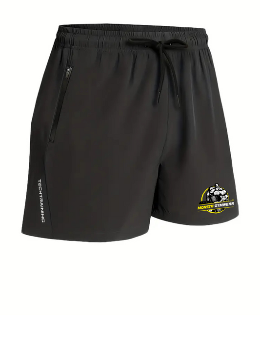 Men's Drawstring Athletic Shorts with Zippered Pockets Monsta Gymwear
