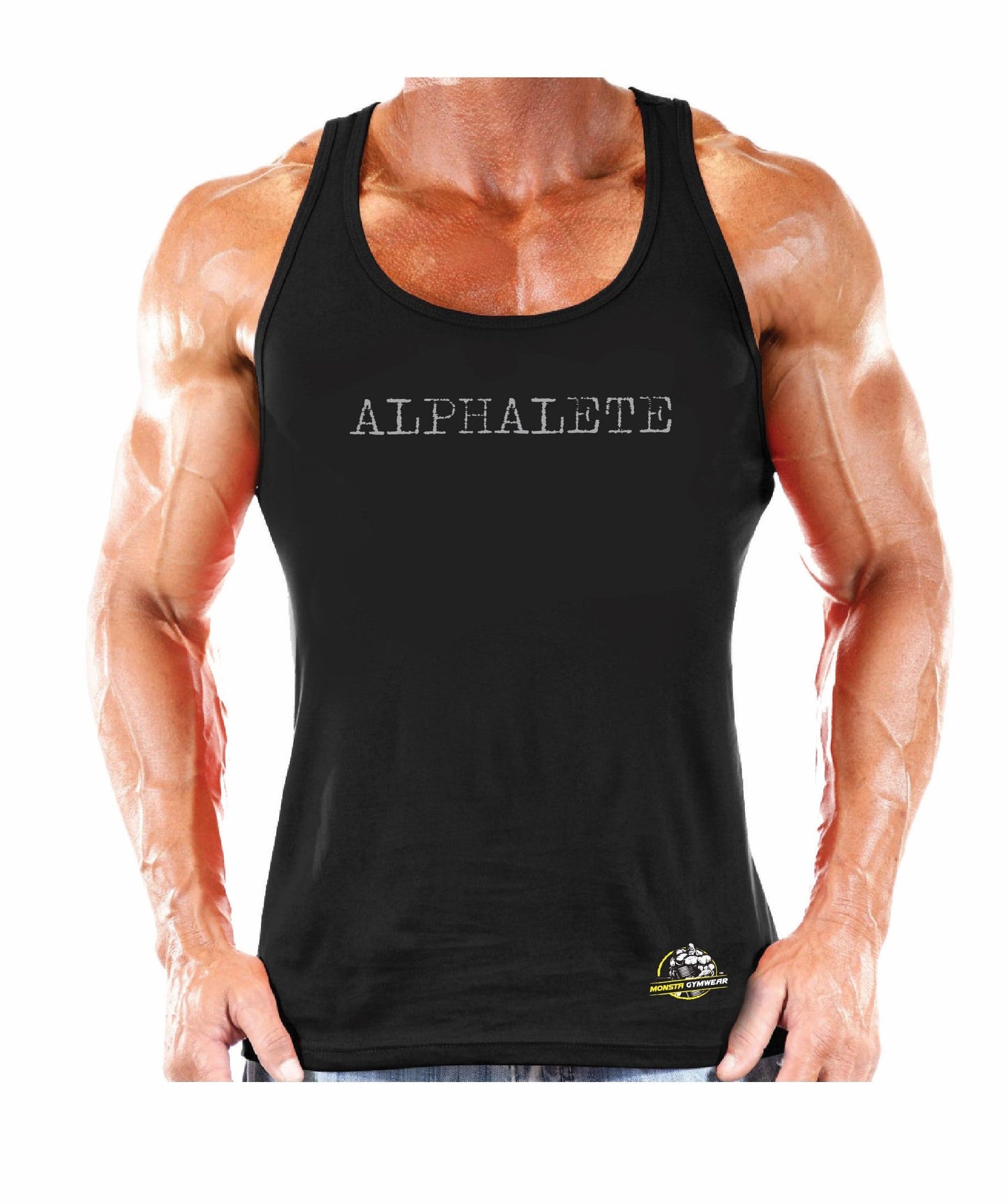 Cotton Vest- Alphalete Monsta Gymwear