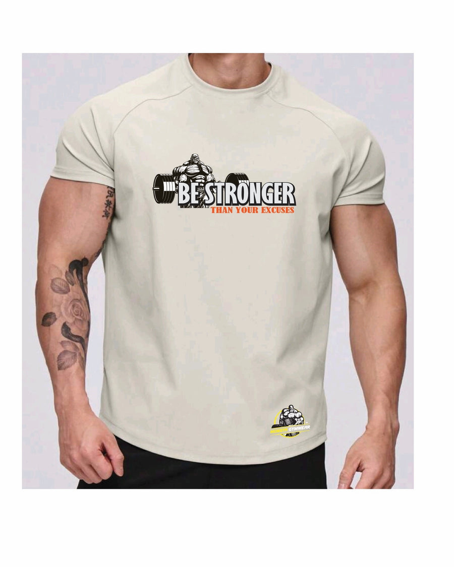 Plus size T-Shirt - be stronger then your excuses