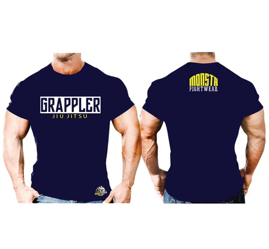 Cotton T-Shirt  - Grappler Monsta Gymwear