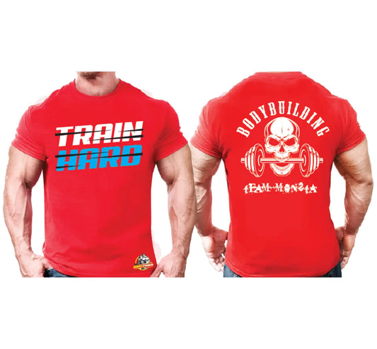 Cotton T-Shirt - Train Hard My Store