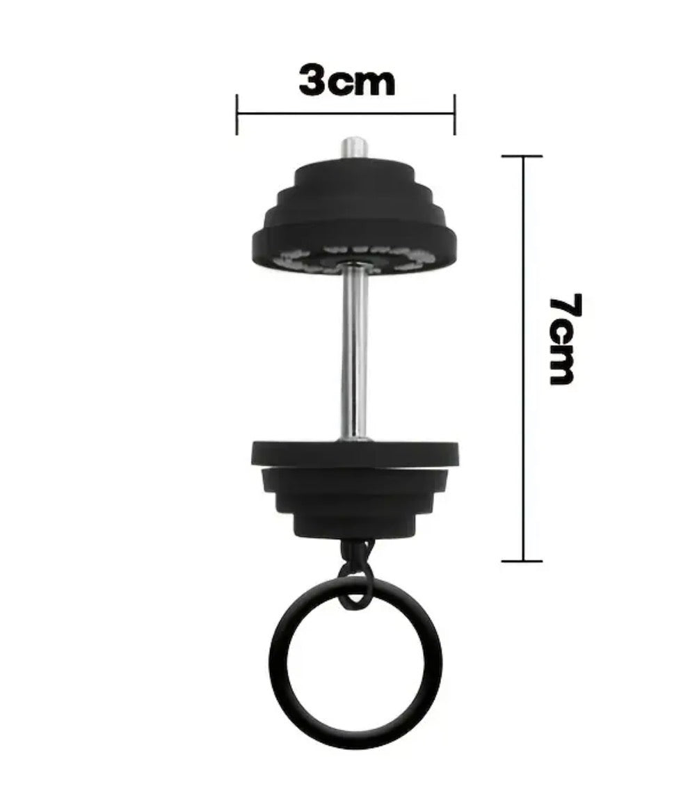 Sports Barbell Dumbbell Kettlebell Keychain Monsta Gymwear