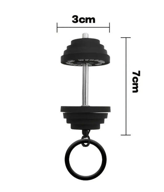Sports Barbell Dumbbell Kettlebell Keychain Monsta Gymwear