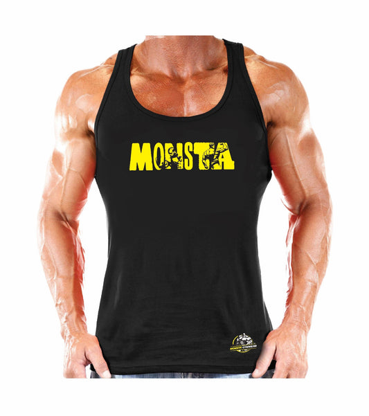 Cotton Monsta Vest Monsta Gymwear