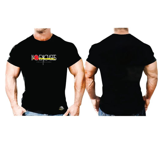 Drifit T-Shirt- No excuses Monsta Gymwear