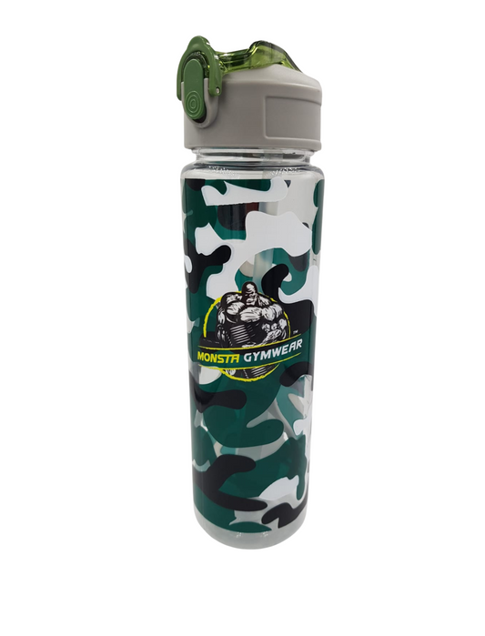 Sports Water Bottle Camouflage- 750ML Monsta Gymwear
