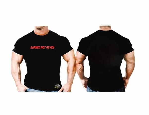 Cotton T-Shirt- earned Not Given Monsta Gymwear