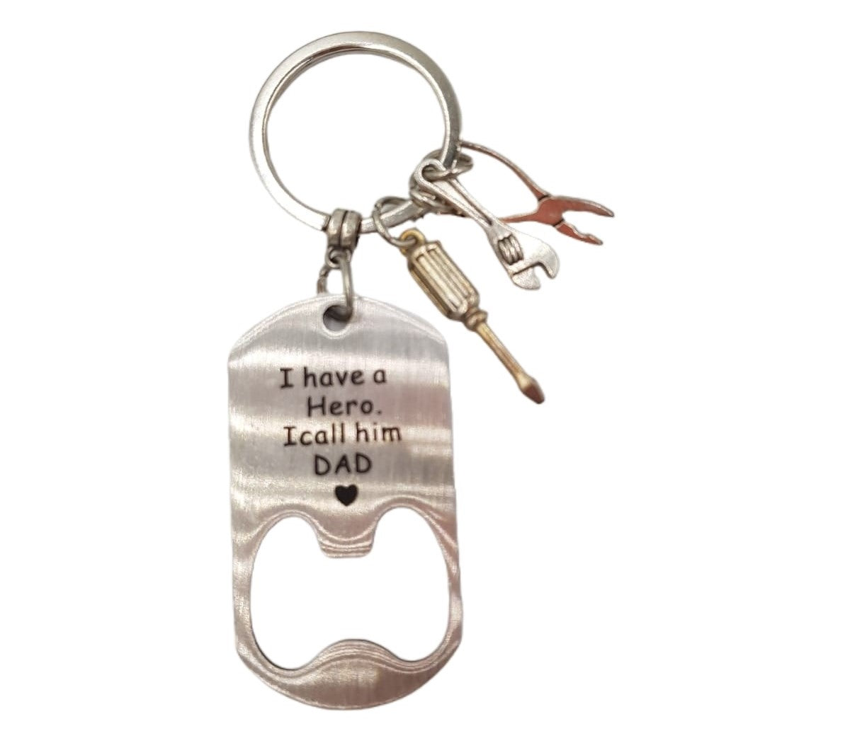 Dad Keyring – I have a Hero