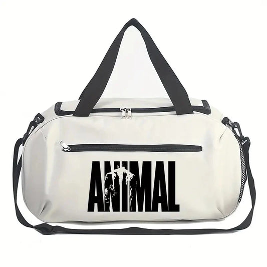 Gym bag-White Monsta Gymwear