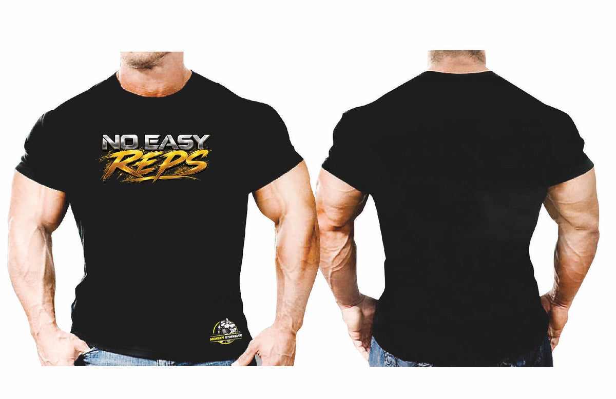 Drifit T-Shirt -No Easy Reps Monsta Gymwear