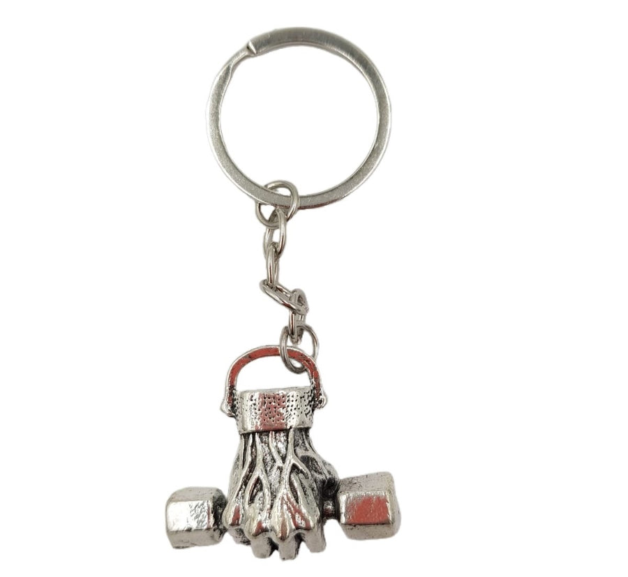 Weight Keyring - Silver